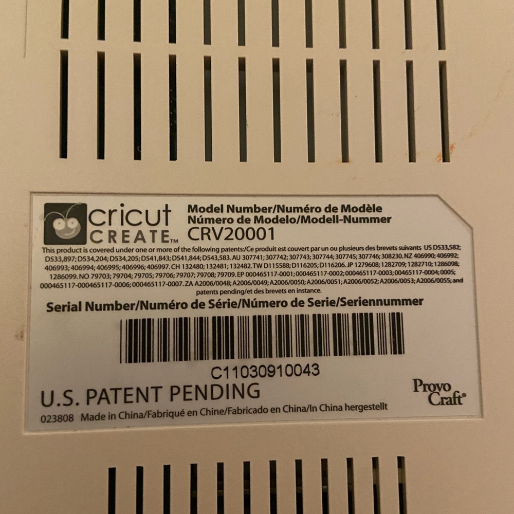 Cricut Create Personal Electronic Cutter